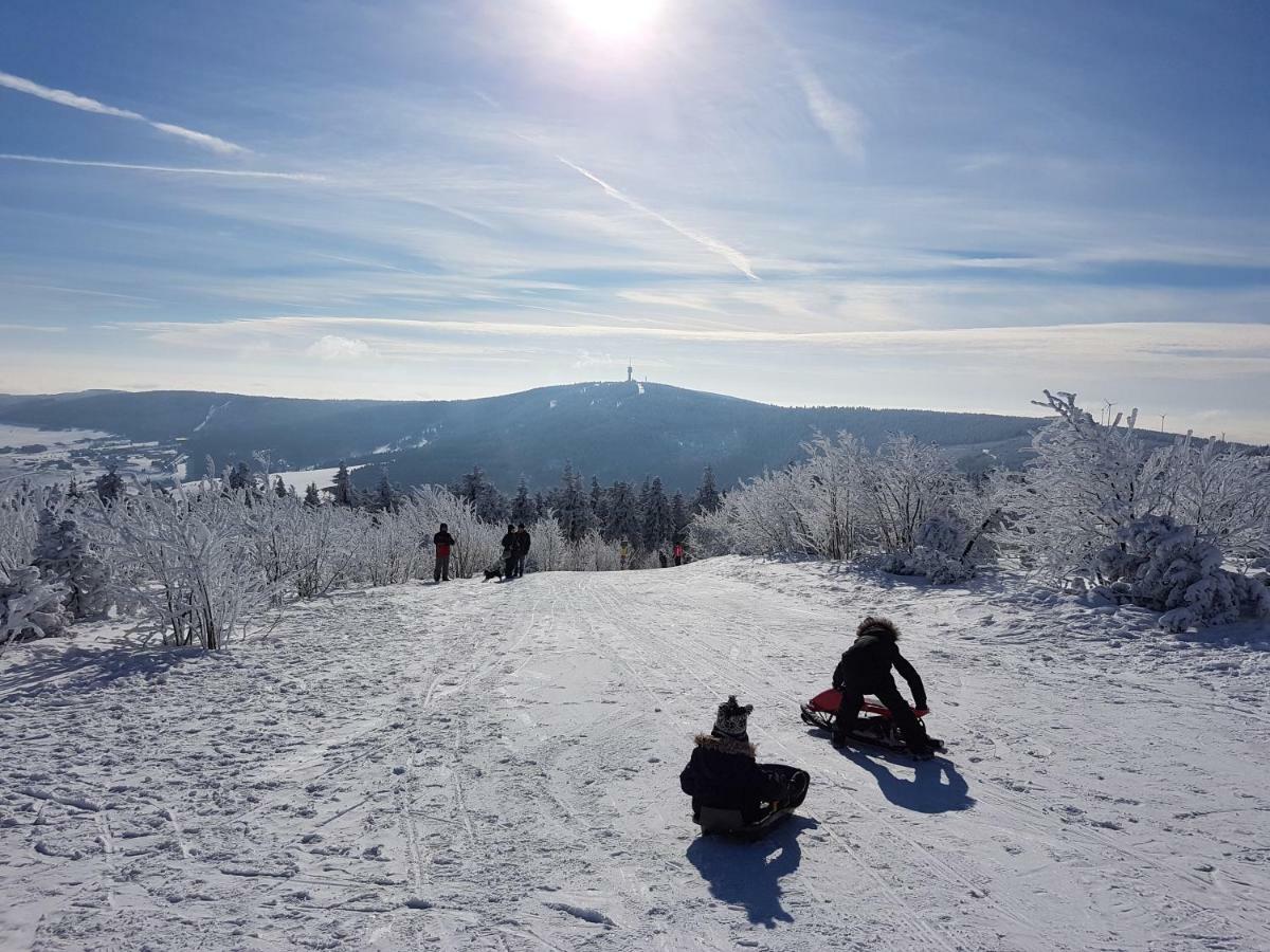 Ferienwohnungen Am Schloessel Oberwiesenthal Exterior foto